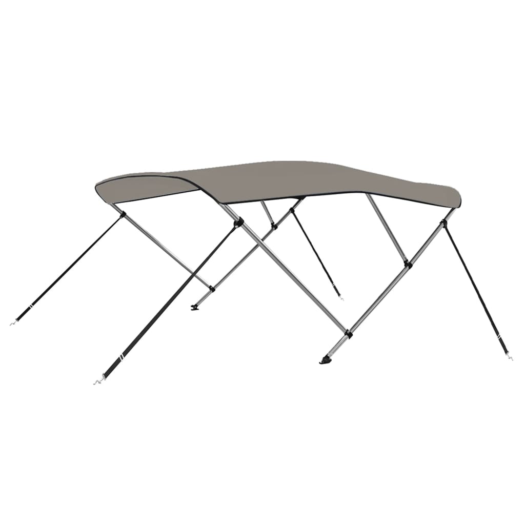 szürke háromágú bimini tető 183 x 180 x 137 cm