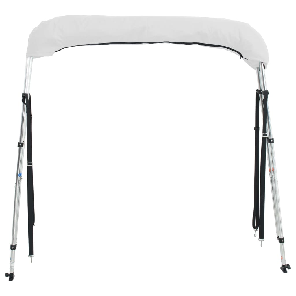 háromágú bimini tető hálós oldalfalakkal 183x(154-167)x137 cm