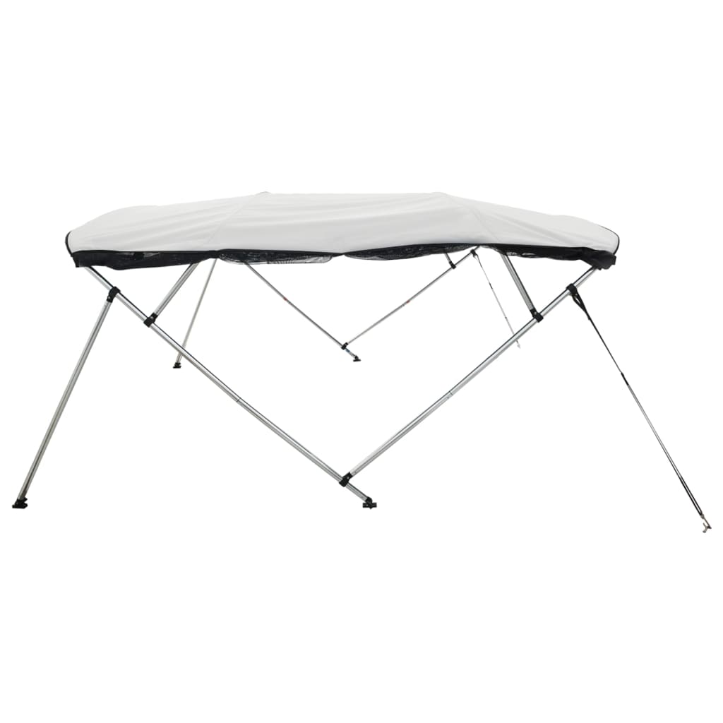 négyágú bimini tető hálós oldalfalakkal 243x(200-213)x137 cm