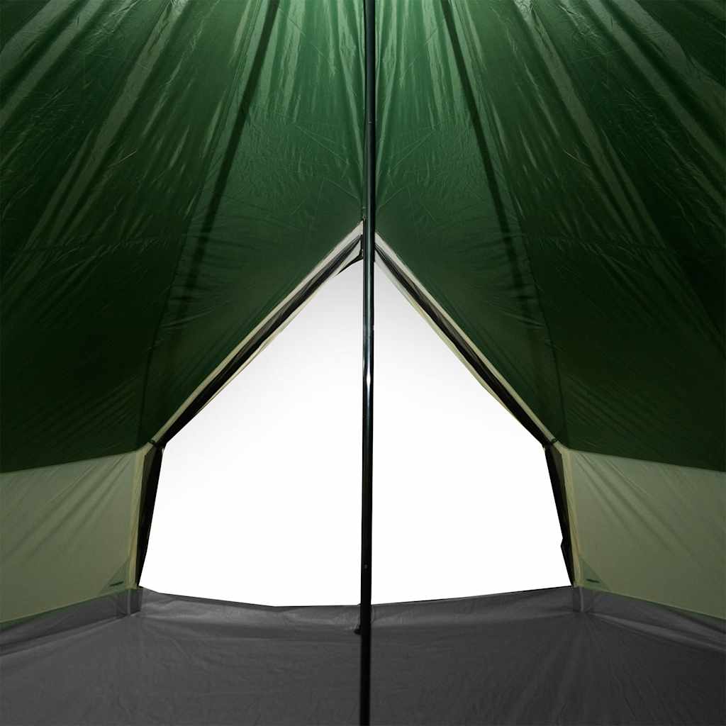 10 személyes zöld vízálló tipi családi sátor