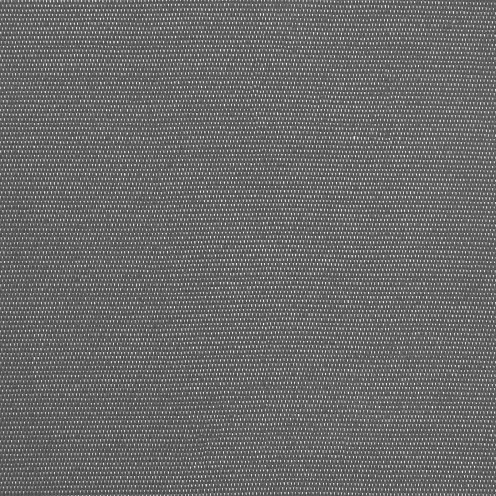 antracit szövet és acél feltekerhető napellenző 300 x 150 cm
