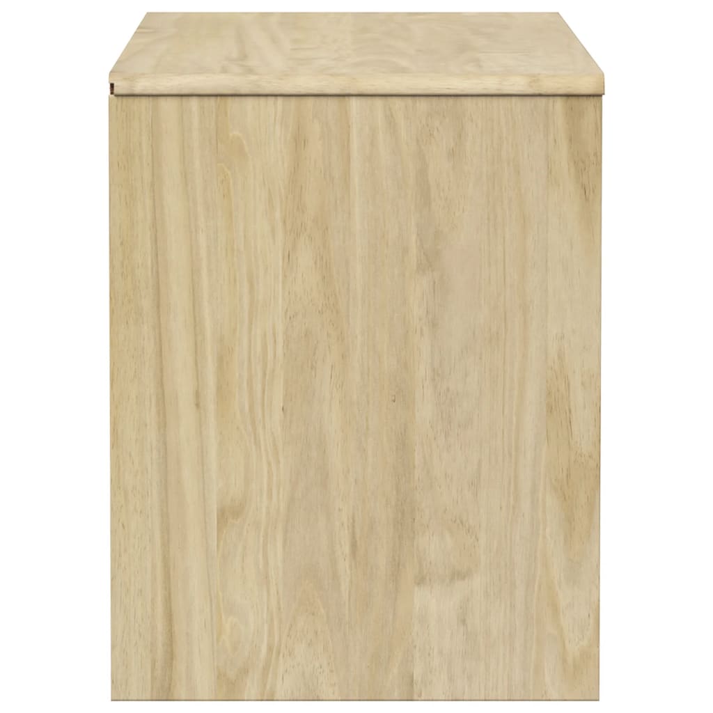 SAUDA tölgyszínű tömör fenyőfa TV-szekrény 99 x 43 x 55 cm