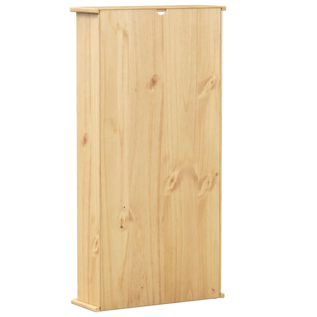 Corona tömör fenyőfa CD-szekrény 52 x 17,5 x 103 cm