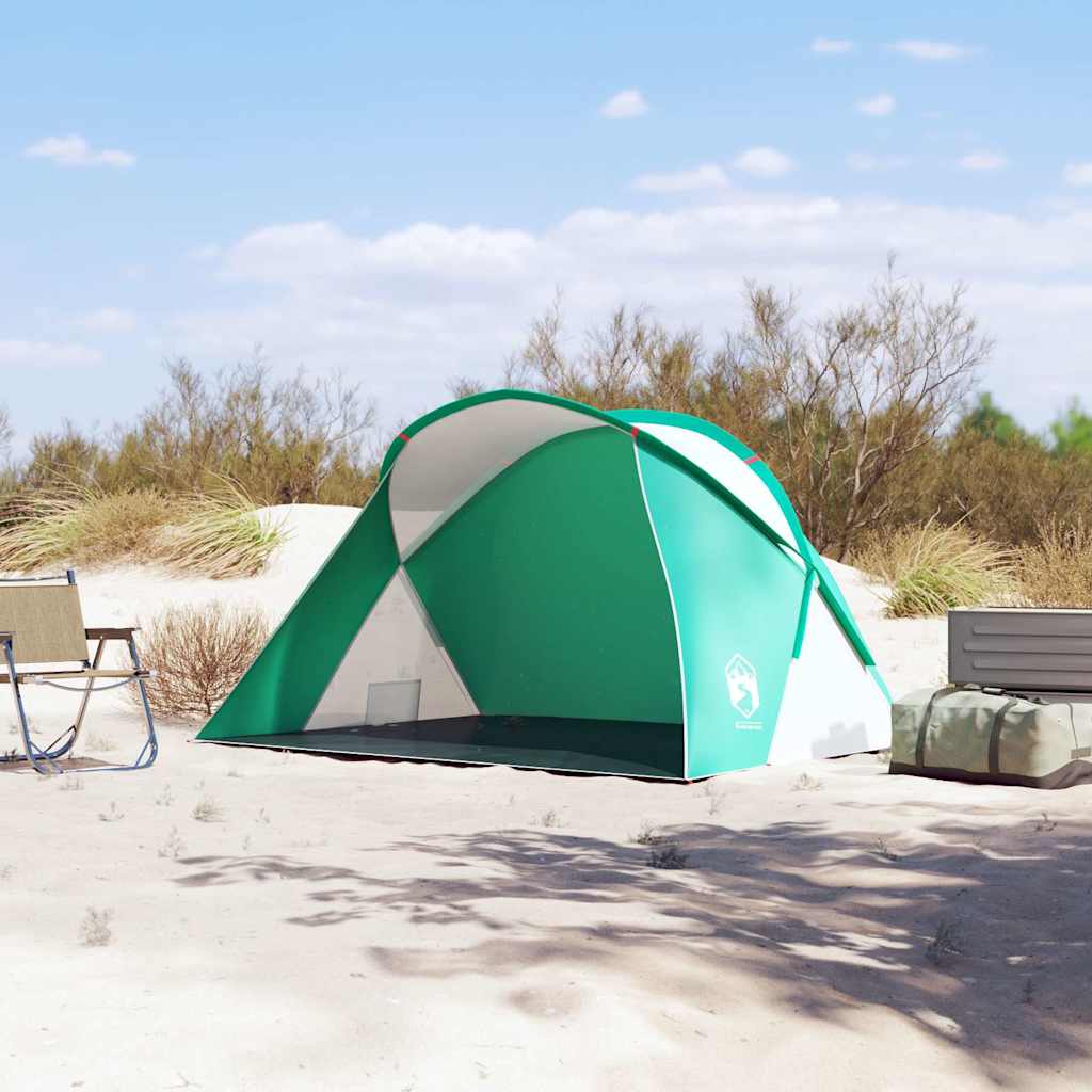 2 személyes tengerzöld vízálló felugró strandsátor