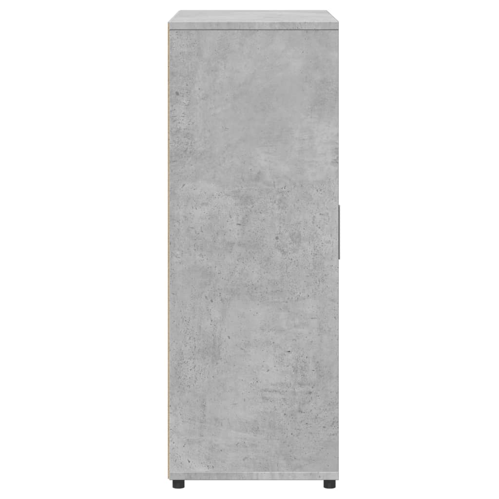 betonszürke szerelt fa tálalószekrény 60 x 31 x 84 cm