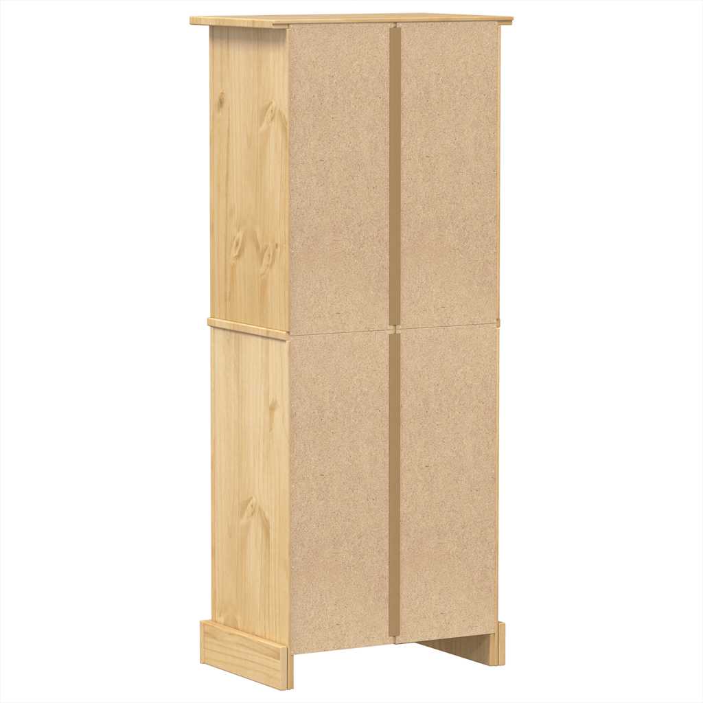 Corona tömör fenyőfa bortartó 56x35x134,5 cm
