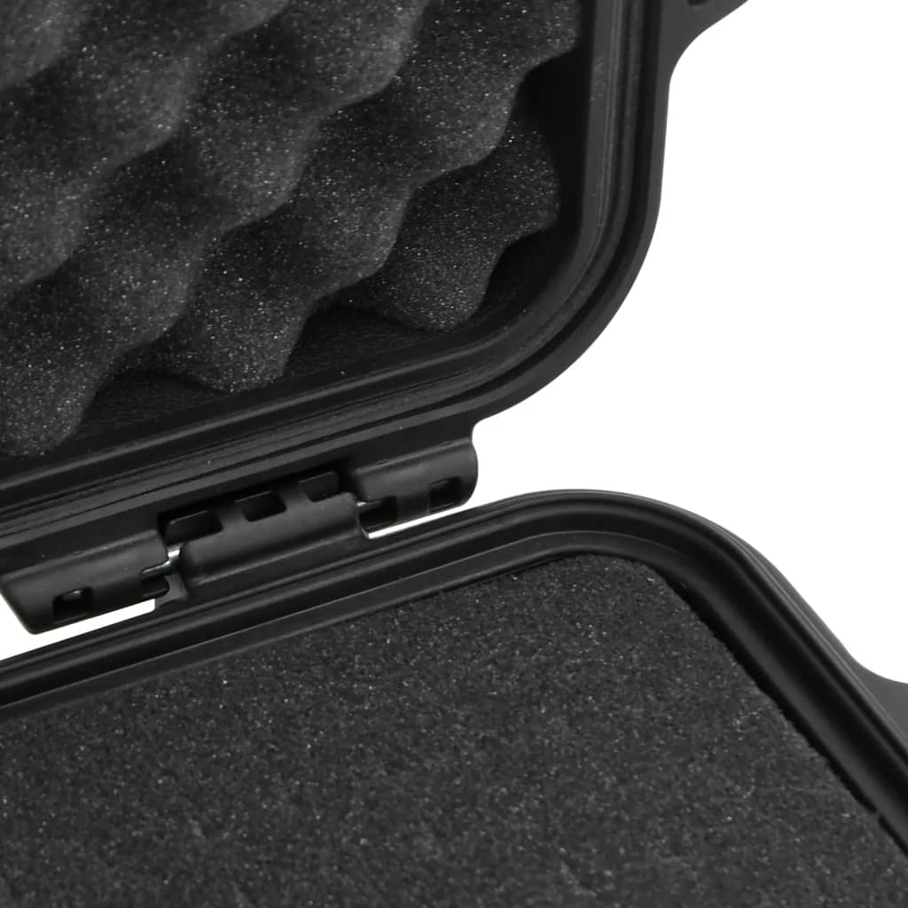 fekete PP hordozható repülős tok 30x24,5x12,5 cm