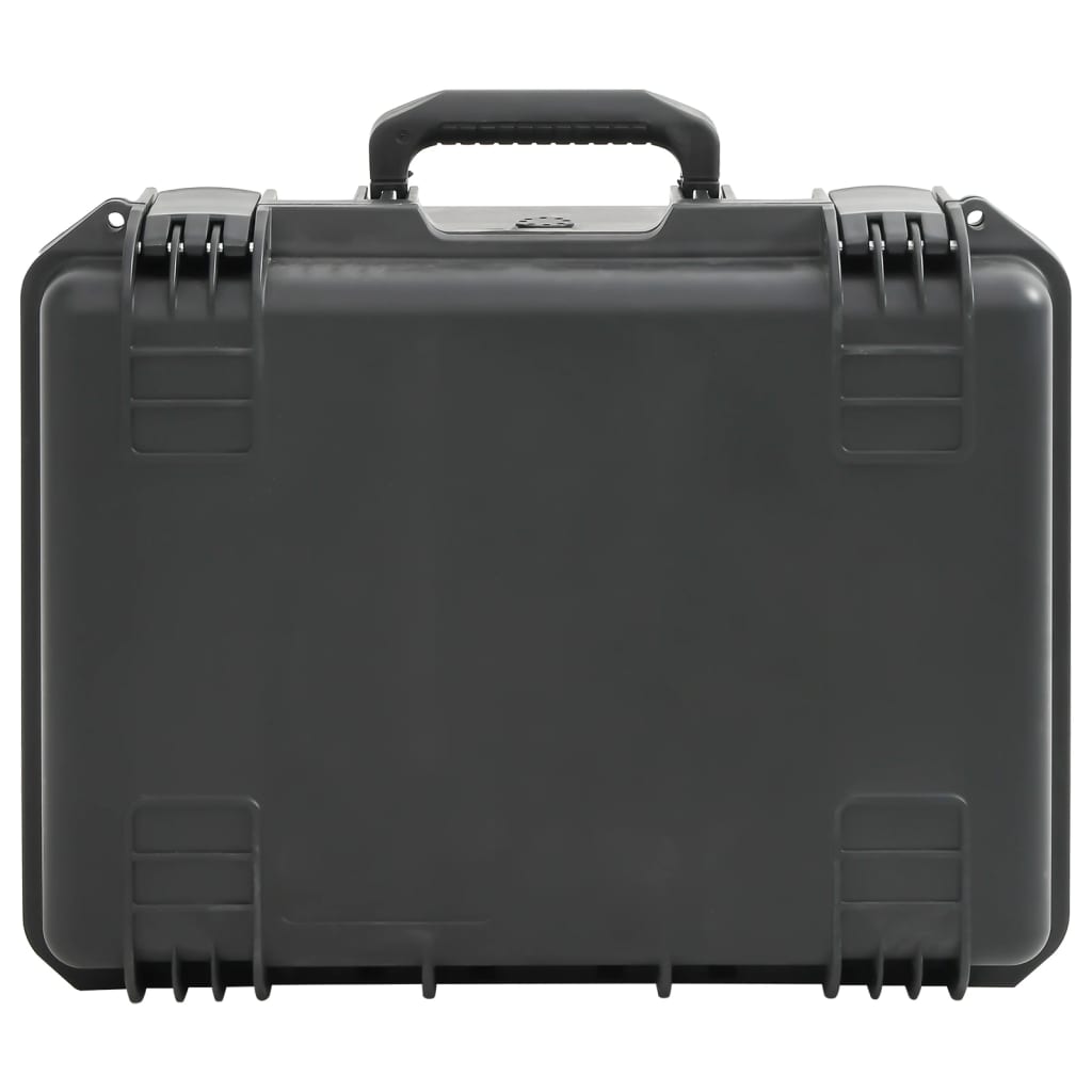 fekete PP hordozható repülős tok 49 x 38 x 23 cm