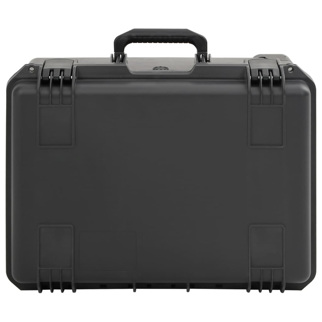 fekete PP hordozható repülős tok 55 x 41,5 x 29 cm
