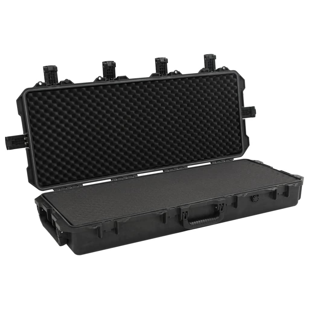 fekete PP hordozható repülős tok 100,5 x 42 x 17 cm