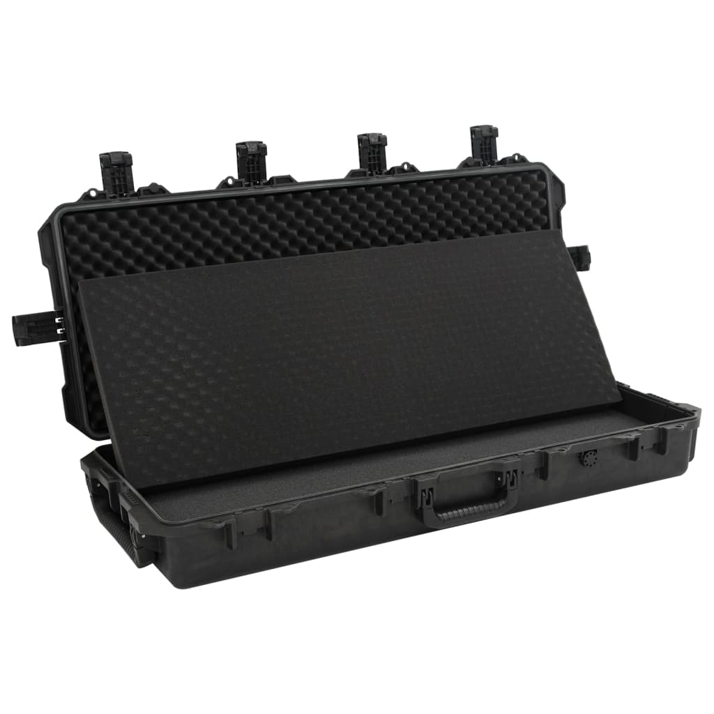 fekete PP hordozható repülős tok 100,5 x 42 x 17 cm
