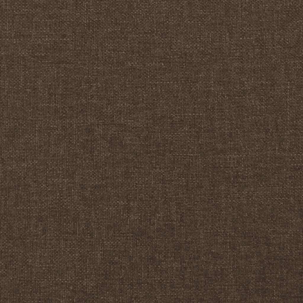 sötétbarna szövet rugós ágy matraccal 120 x 190 cm