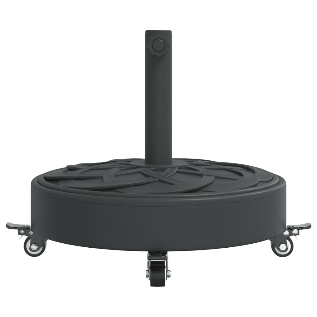 görgős kerek napernyőtalp rúdhoz Ø38 / 48 mm 27 kg