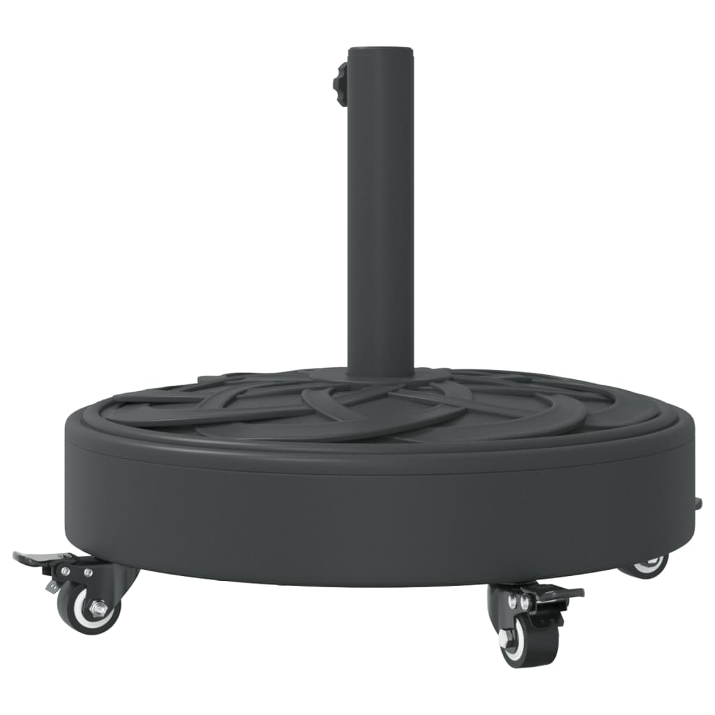 görgős kerek napernyőtalp rúdhoz Ø38 / 48 mm 27 kg