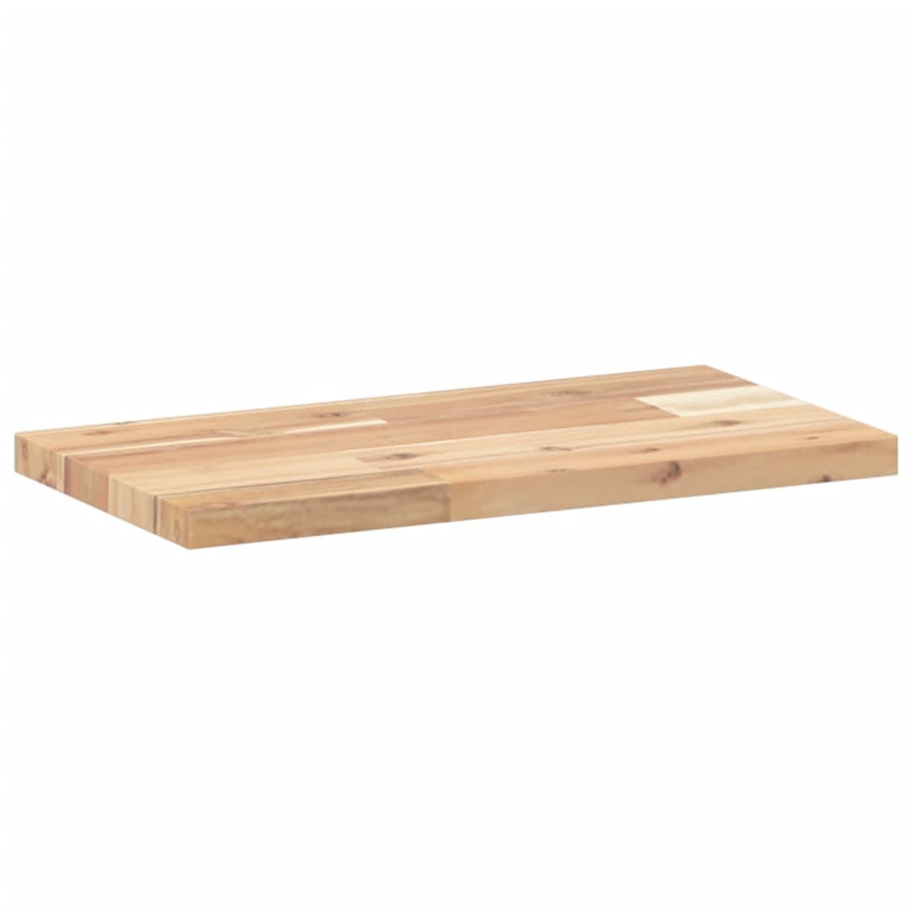 4 db kezeletlen tömör akácfa függőpolc 60 x 20 x 2 cm