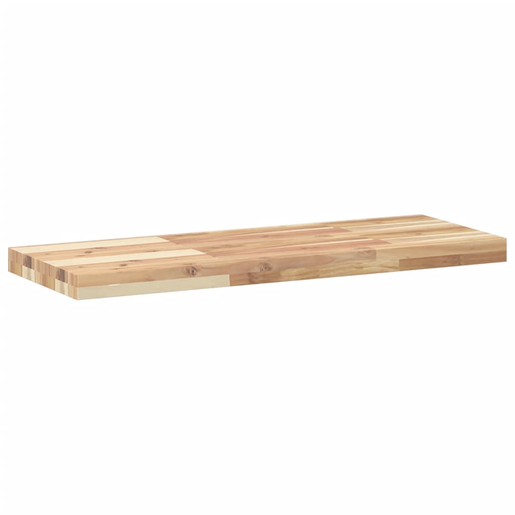 kezeletlen tömör akácfa függőpolc 100 x 30 x 4 cm