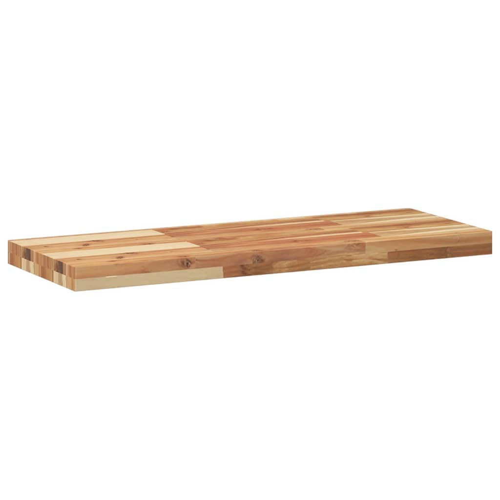 4 db olajbevonatú tömör akácfa függőpolc 100 x 30 x 4 cm