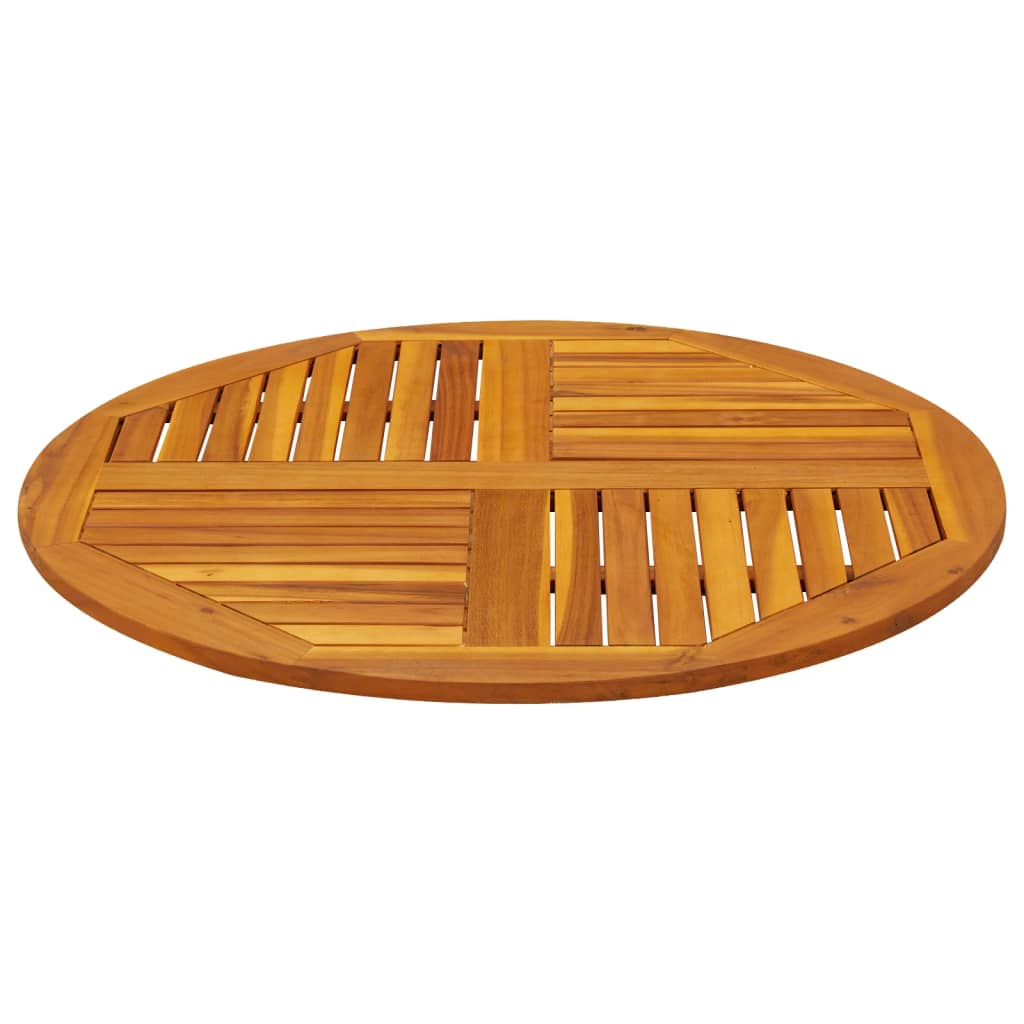 tömör akácfa kerek asztallap Ø90 x 2,2 cm