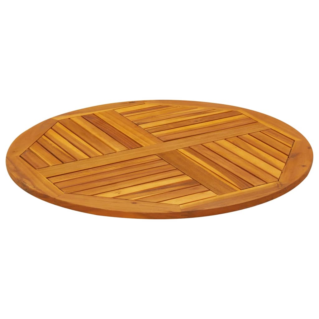tömör akácfa kerek asztallap Ø90 x 2,2 cm