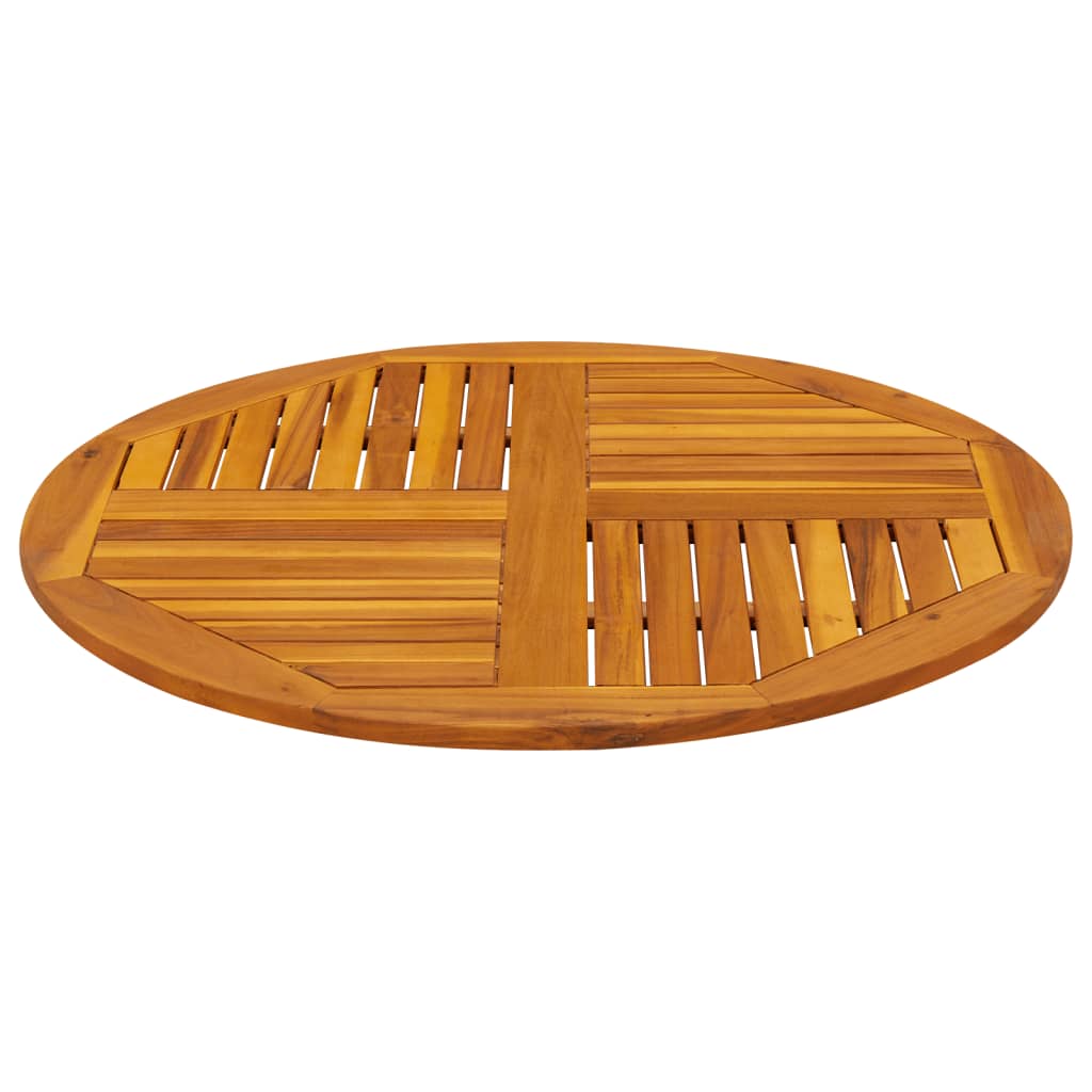 tömör akácfa kerek asztallap Ø90 x 2,2 cm