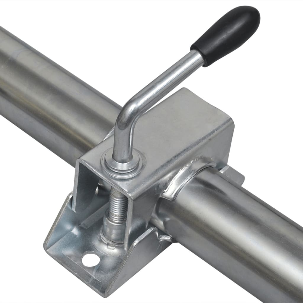 utánfutó támasztókerék 2 tartócsővel 3 osztott bilinccsel 60 mm