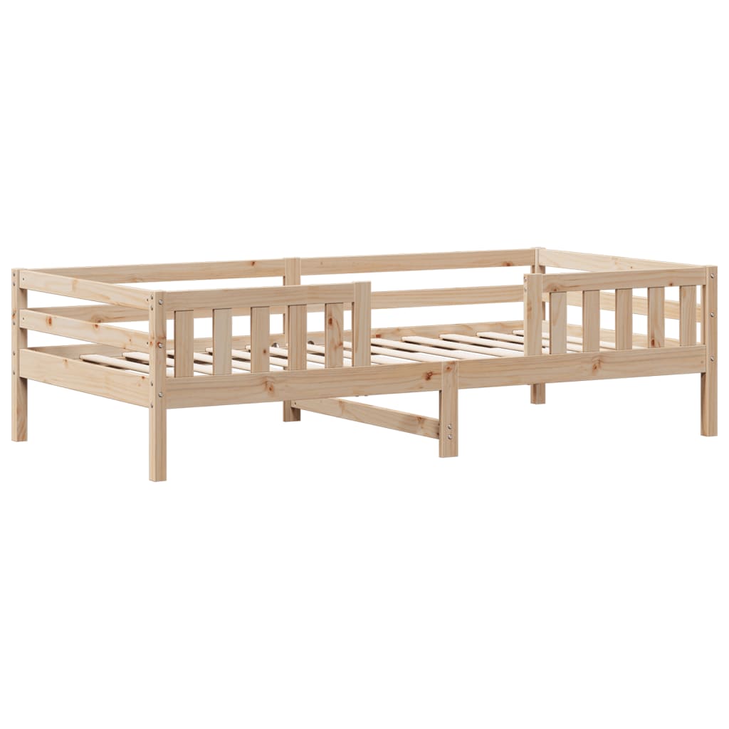 tömör fenyőfa ágy matrac nélkül 90 x 200 cm