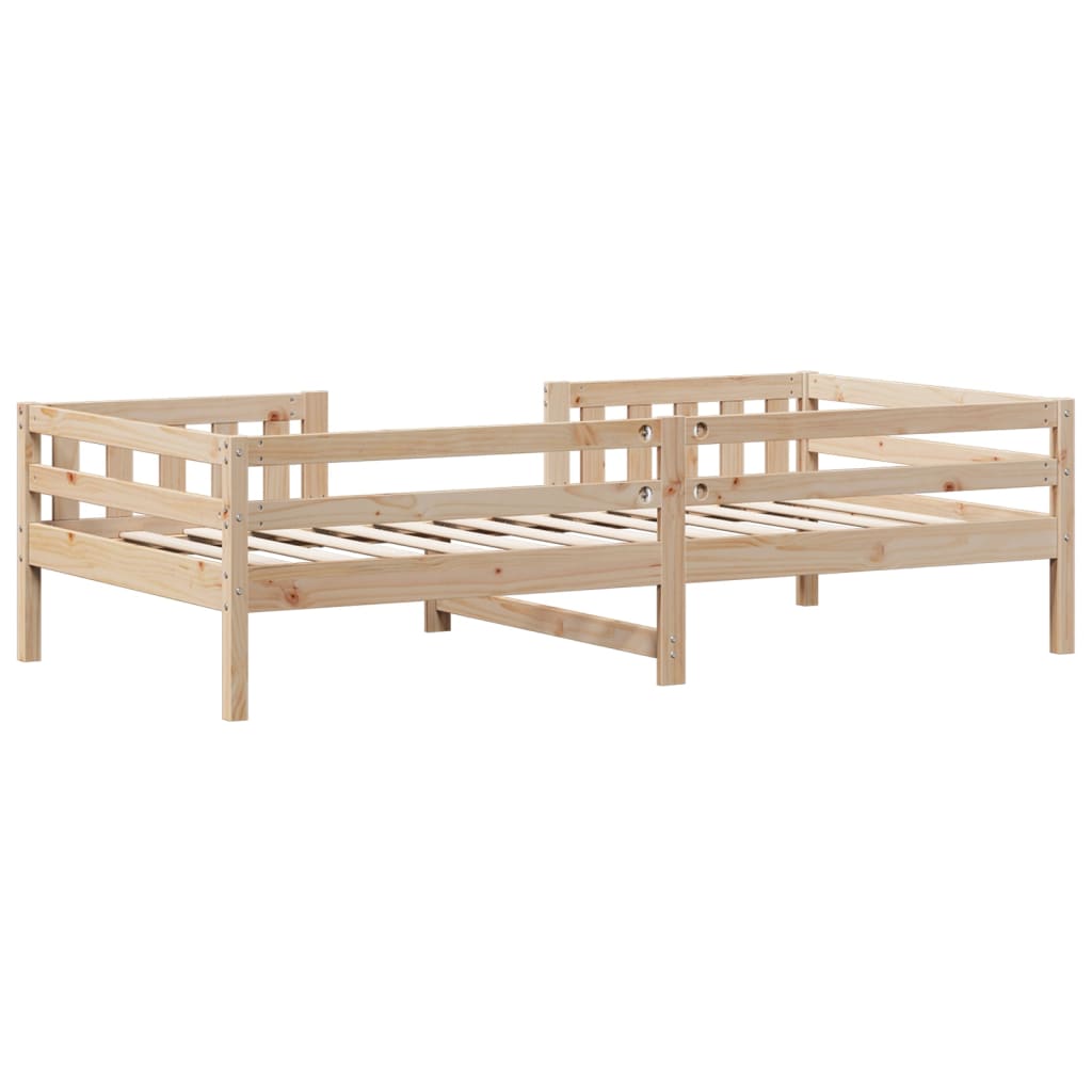 tömör fenyőfa ágy matrac nélkül 90 x 200 cm