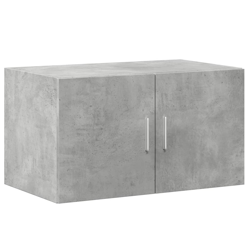 betonszürke szerelt fa faliszekrény 70 x 42,5 x 40 cm