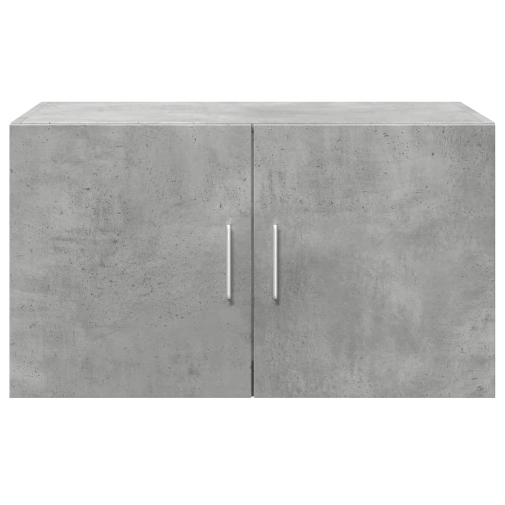 betonszürke szerelt fa faliszekrény 70 x 42,5 x 40 cm
