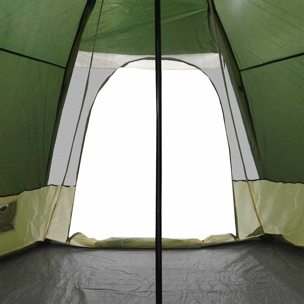 6 személyes zöld vízálló tipi családi sátor