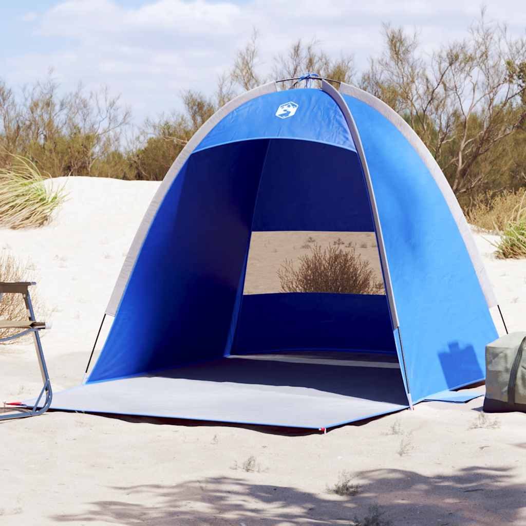 3 személyes azúrkék vízálló strandsátor