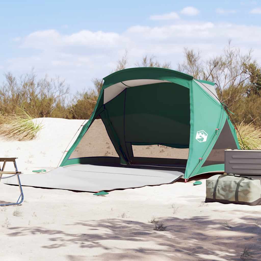 2 személyes tengerzöld vízálló strandsátor