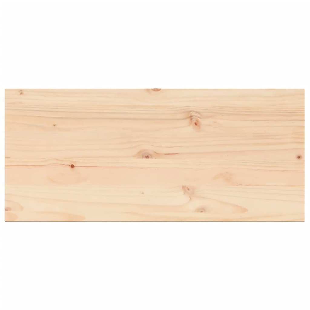 tömör fenyőfa téglalap alakú asztallap 90 x 40 x 1,7 cm