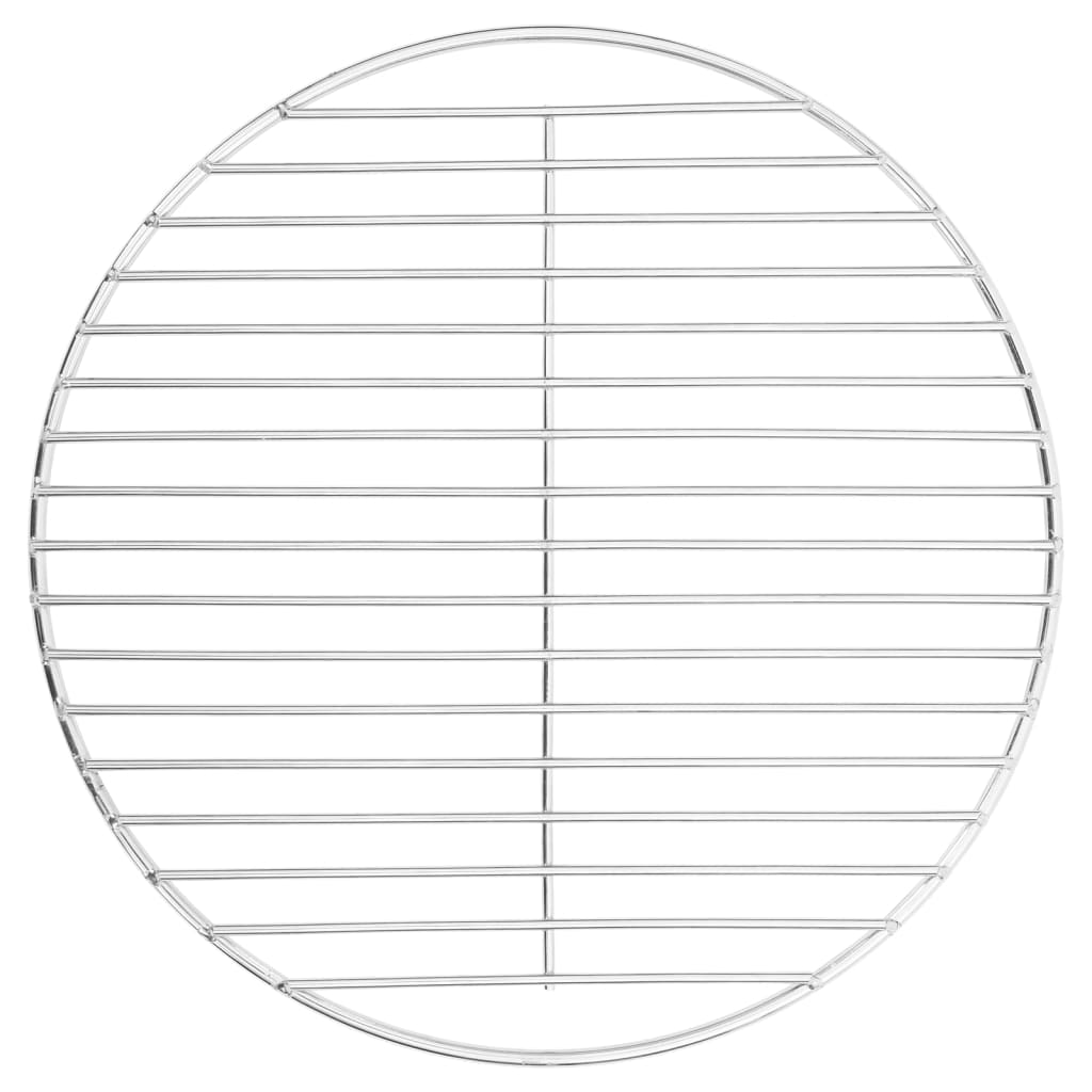 kerek 304 rozsdamentes acél BBQ grillrács Ø34,5 cm