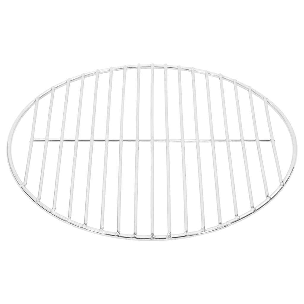 kerek 304 rozsdamentes acél BBQ grillrács Ø34,5 cm