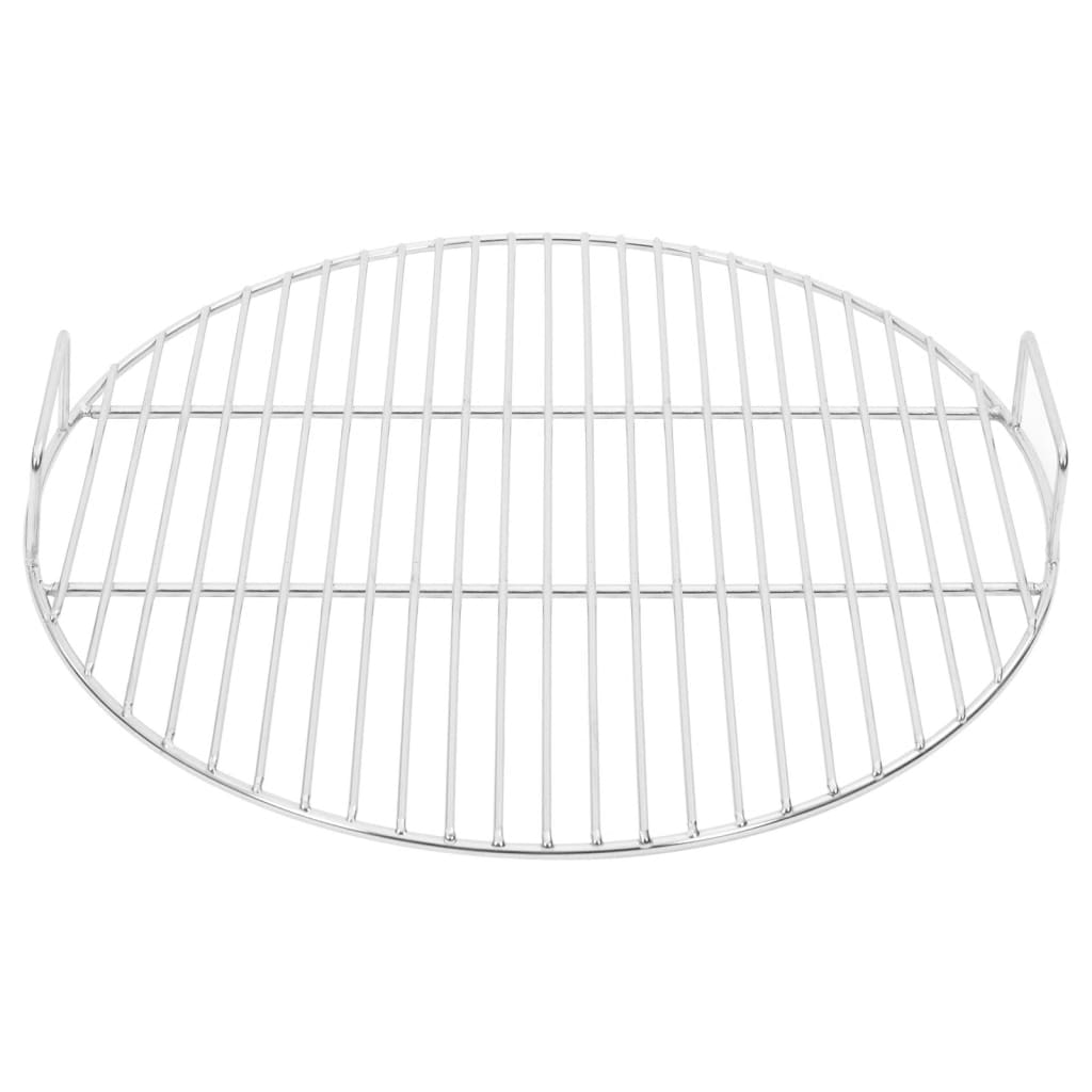 kerek 304 rozsdamentes acél BBQ grillrács fogantyúval Ø44,5 cm