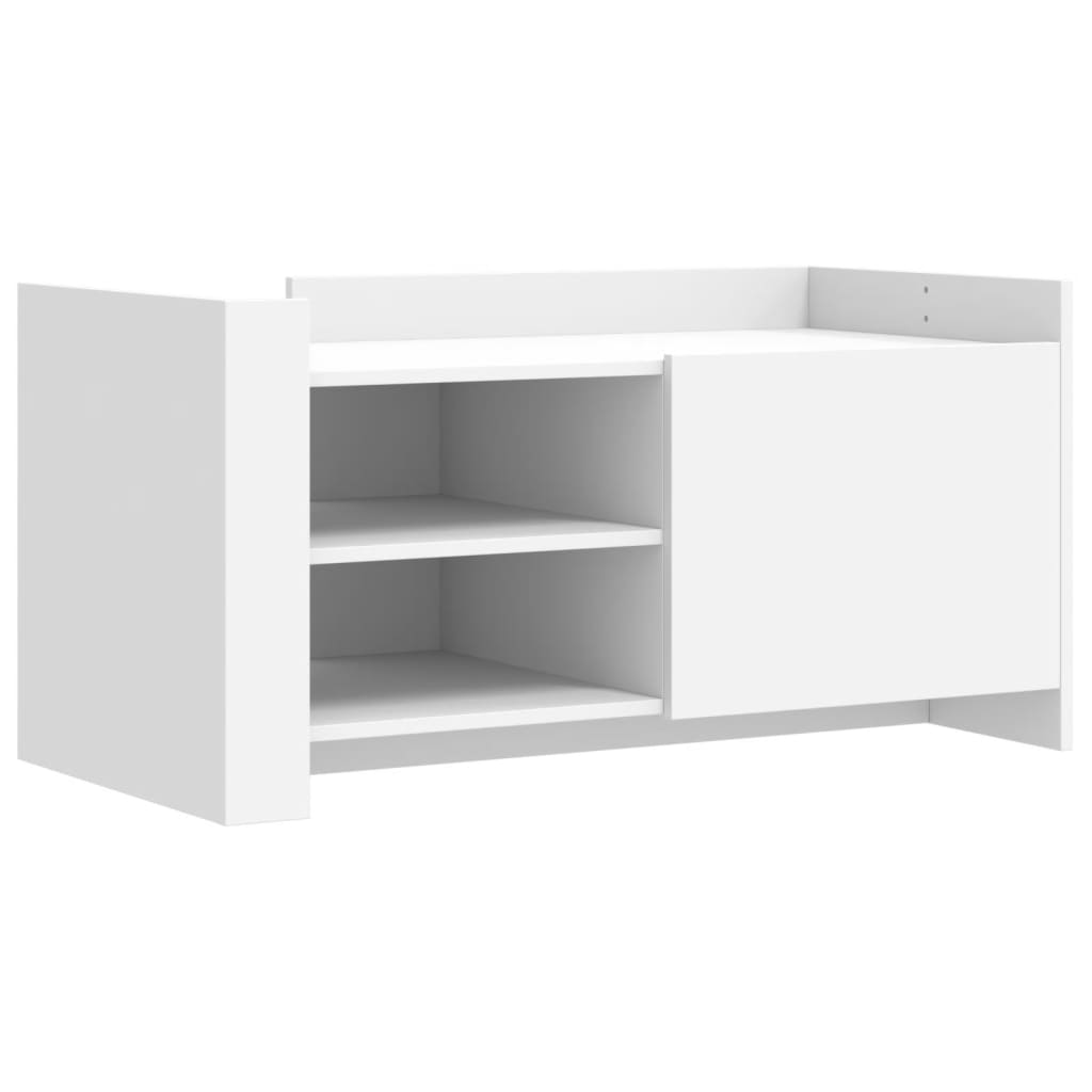 fekete szerelt fa dohányzóasztal 100 x 50 x 50 cm