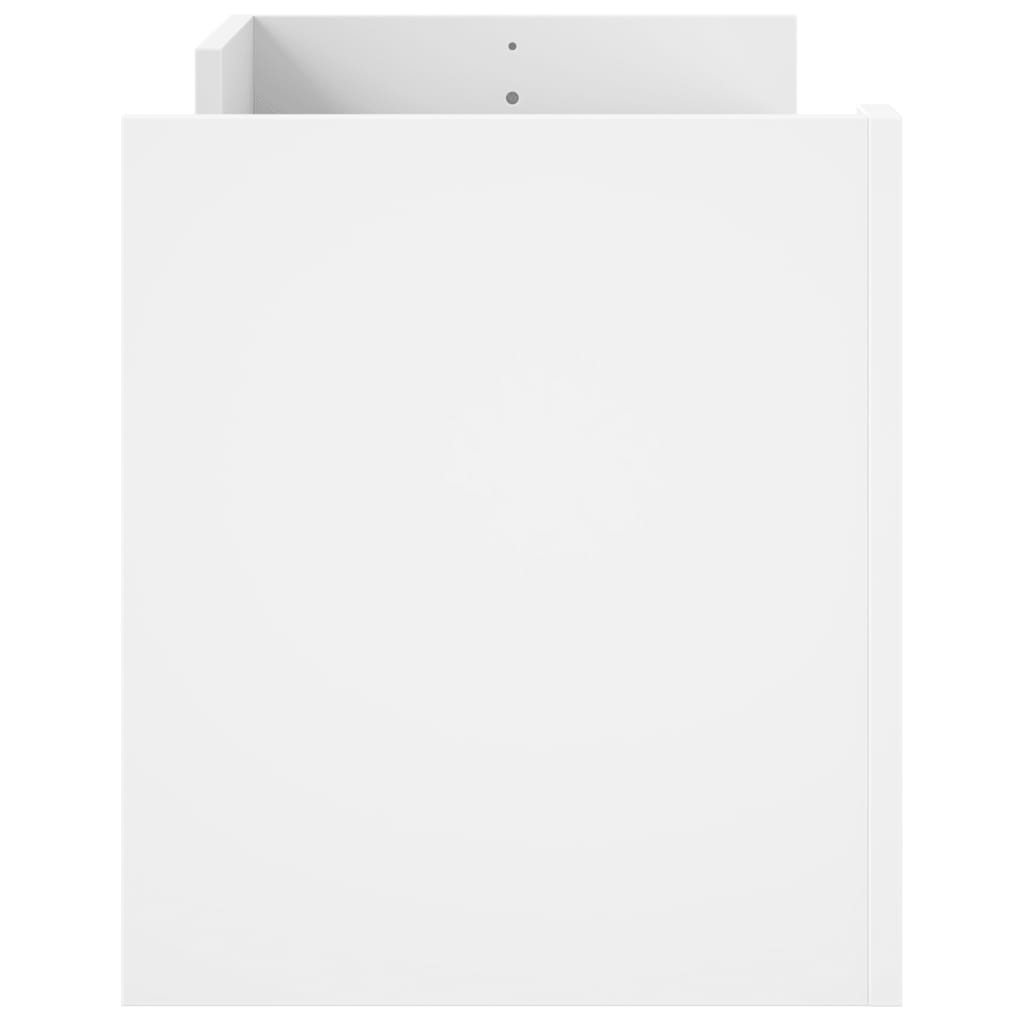 fehér szerelt fa TV-szekrény 100 x 35 x 40 cm
