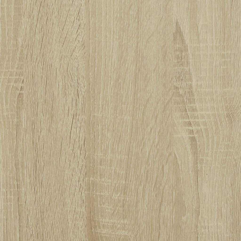 Highboard sonoma tölgy 68x35x139 cm gépelt fa és fém