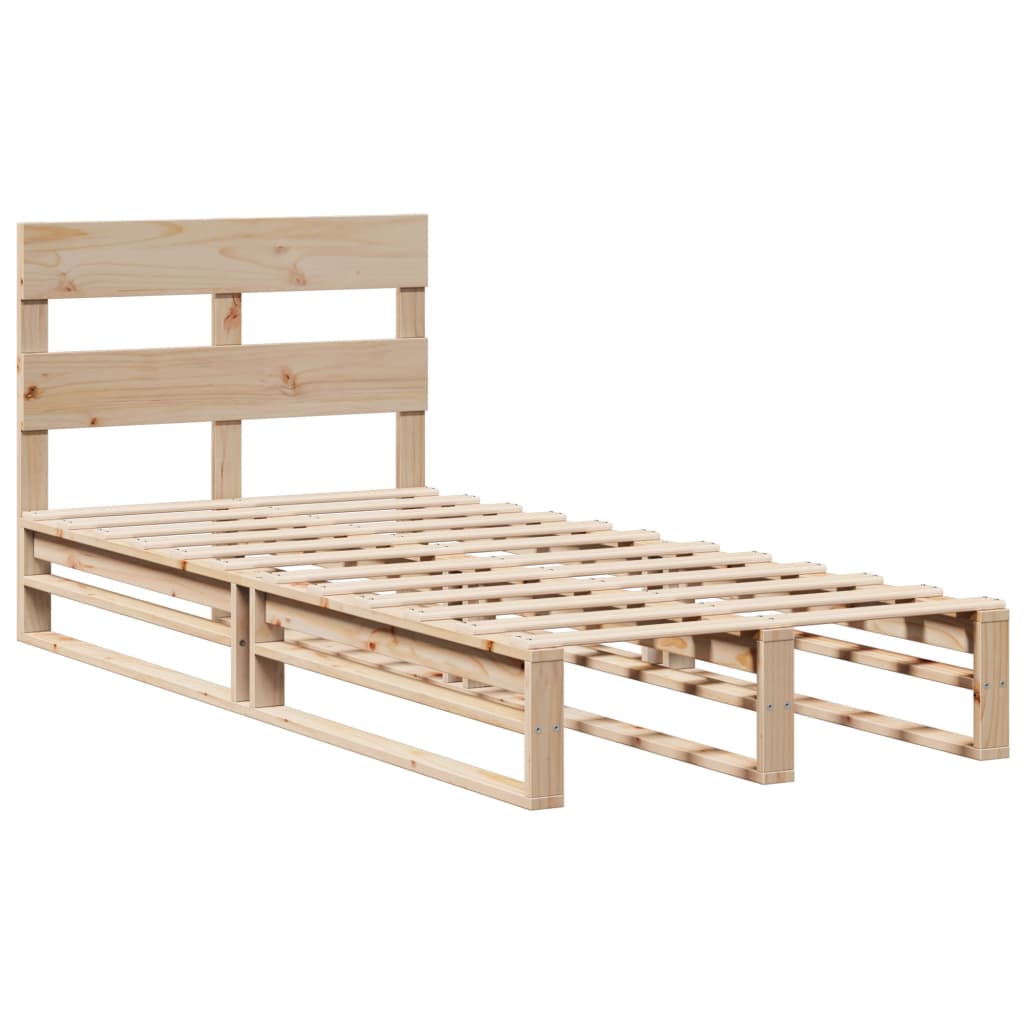 tömör fenyőfa ágy matrac nélkül 90 x 200 cm