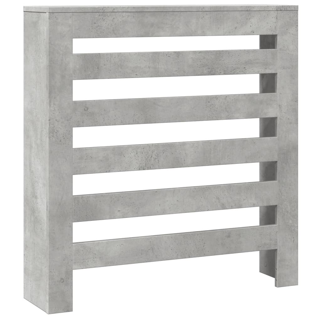 betonszürke szerelt fa radiátorburkolat 78 x 20 x 82 cm