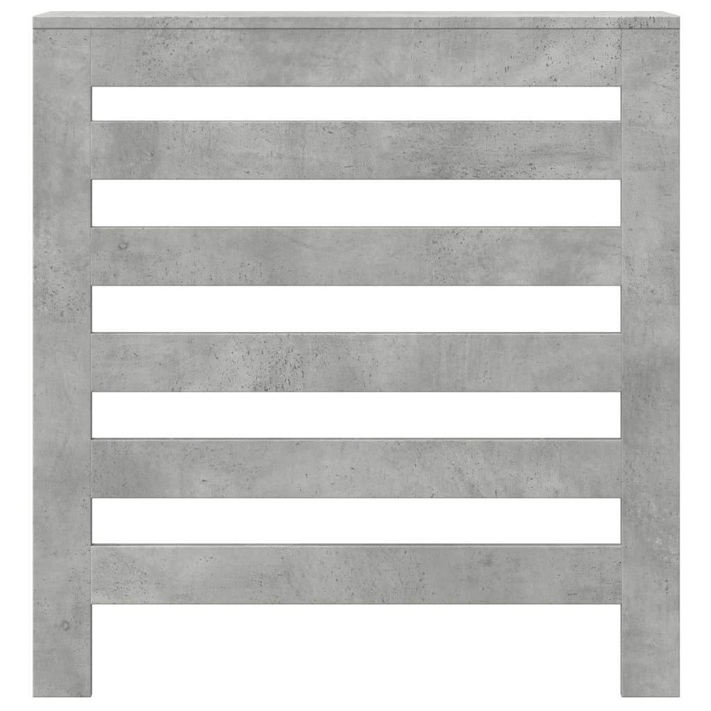 betonszürke szerelt fa radiátorburkolat 78 x 20 x 82 cm