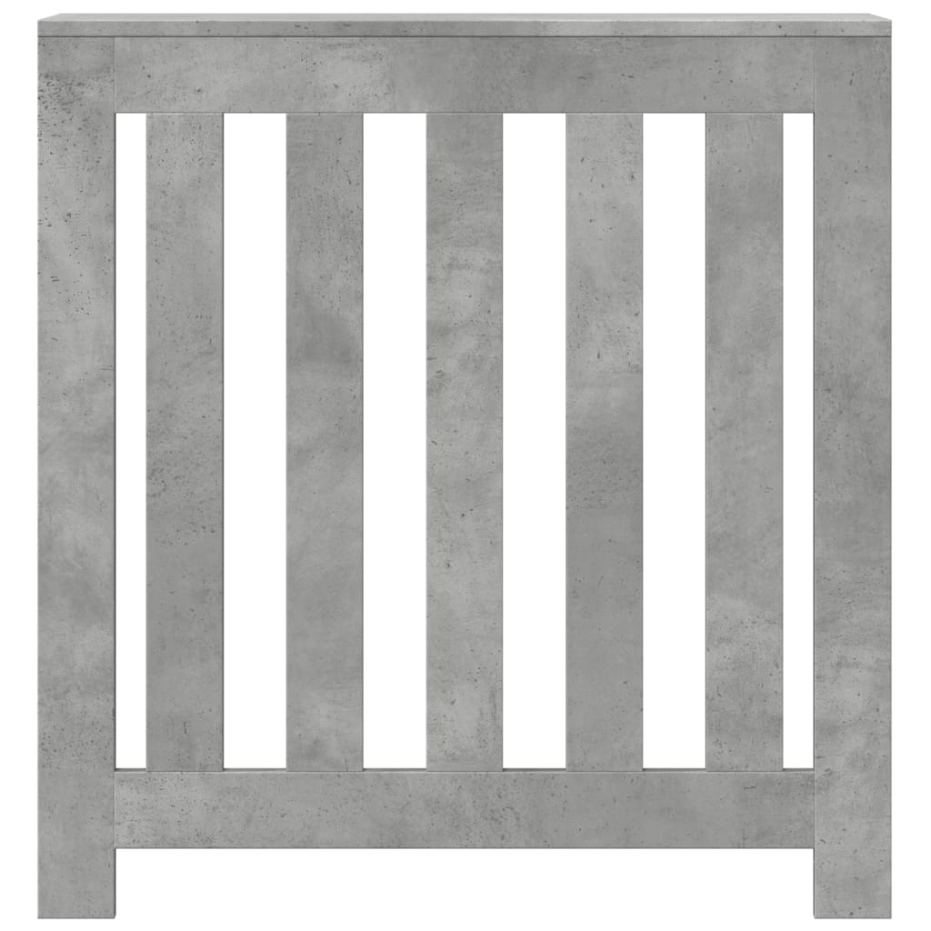 betonszürke szerelt fa radiátorburkolat 78 x 20 x 82 cm