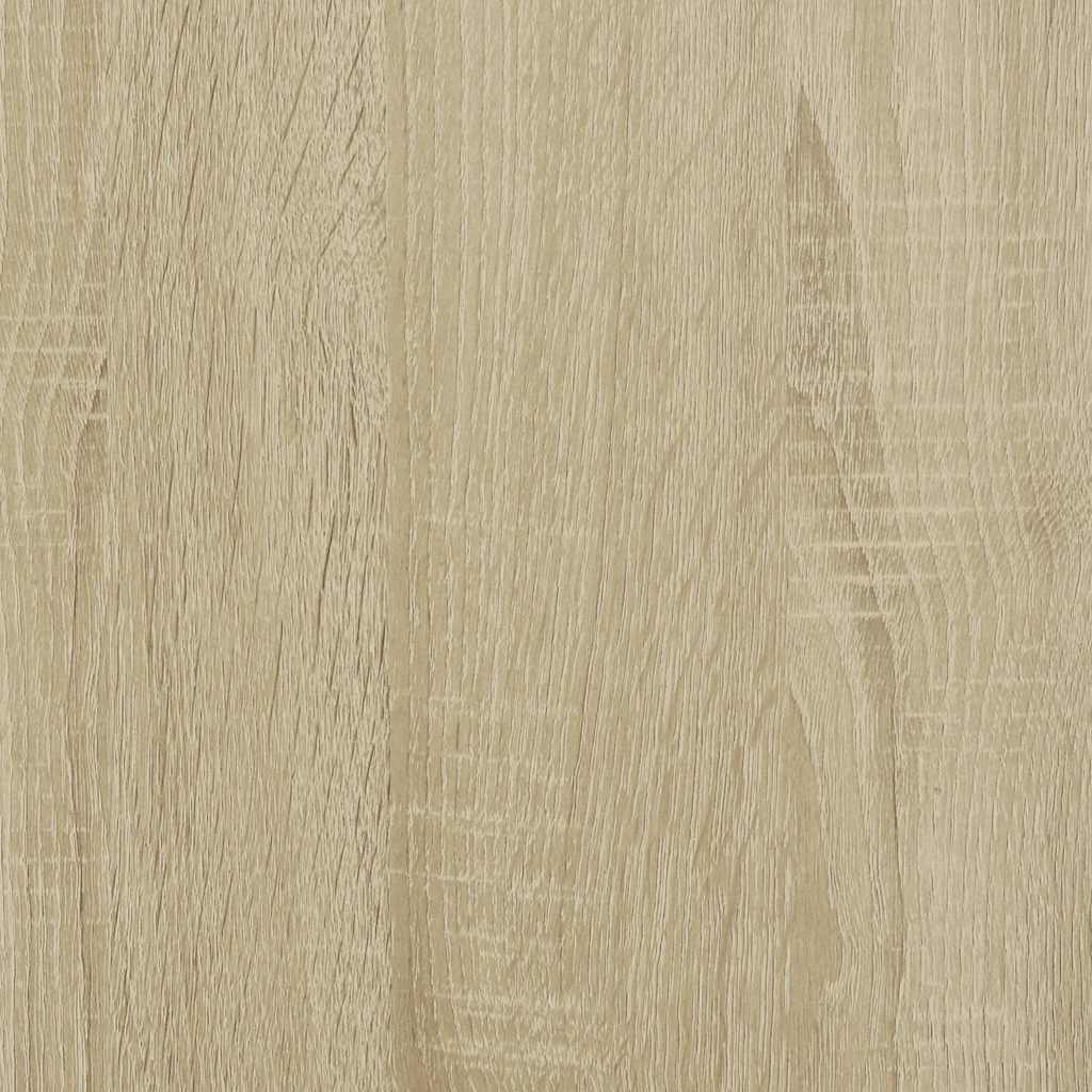 sonoma tölgy szerelt fa radiátorburkolat 205 x 21,5 x 83,5 cm