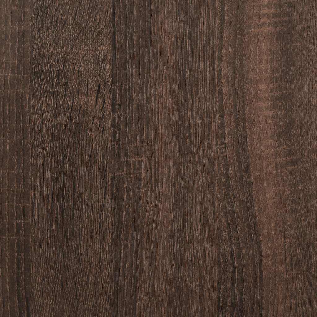 barna tölgyszínű szerelt fa radiátorburkolat 205x21,5x83,5 cm