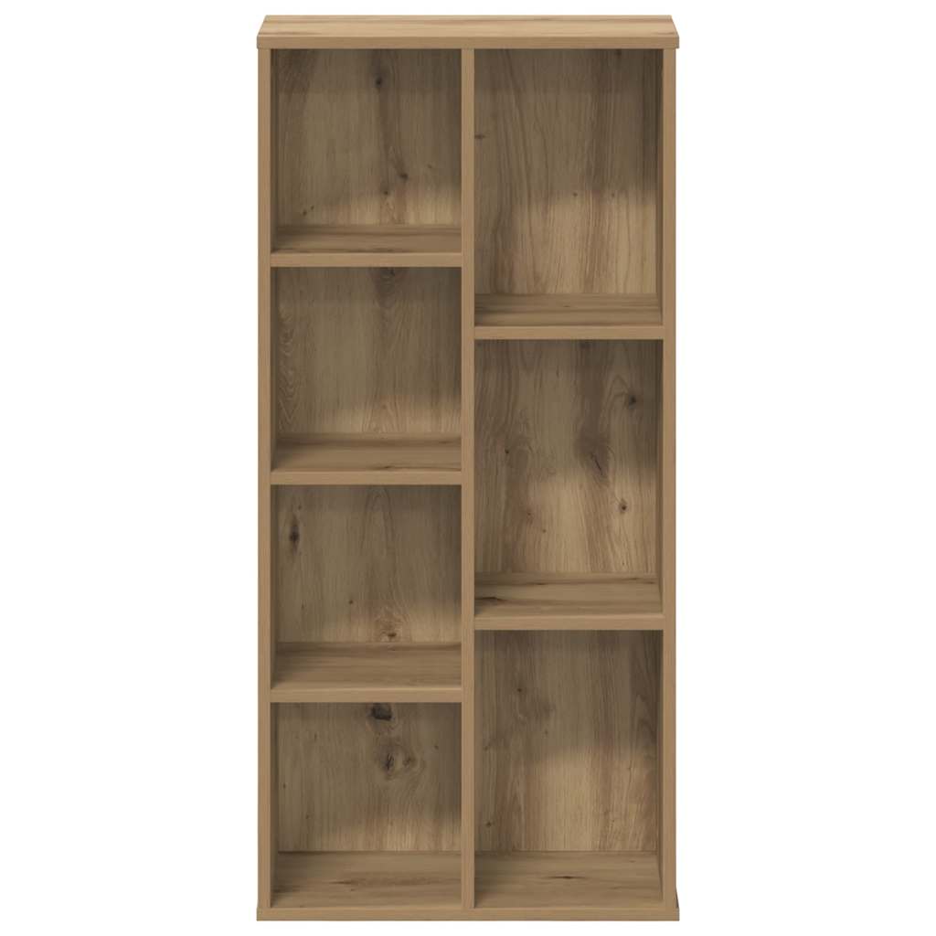 kézműves tölgy szerelt fa könyvespolc 50 x 25 x 105 cm