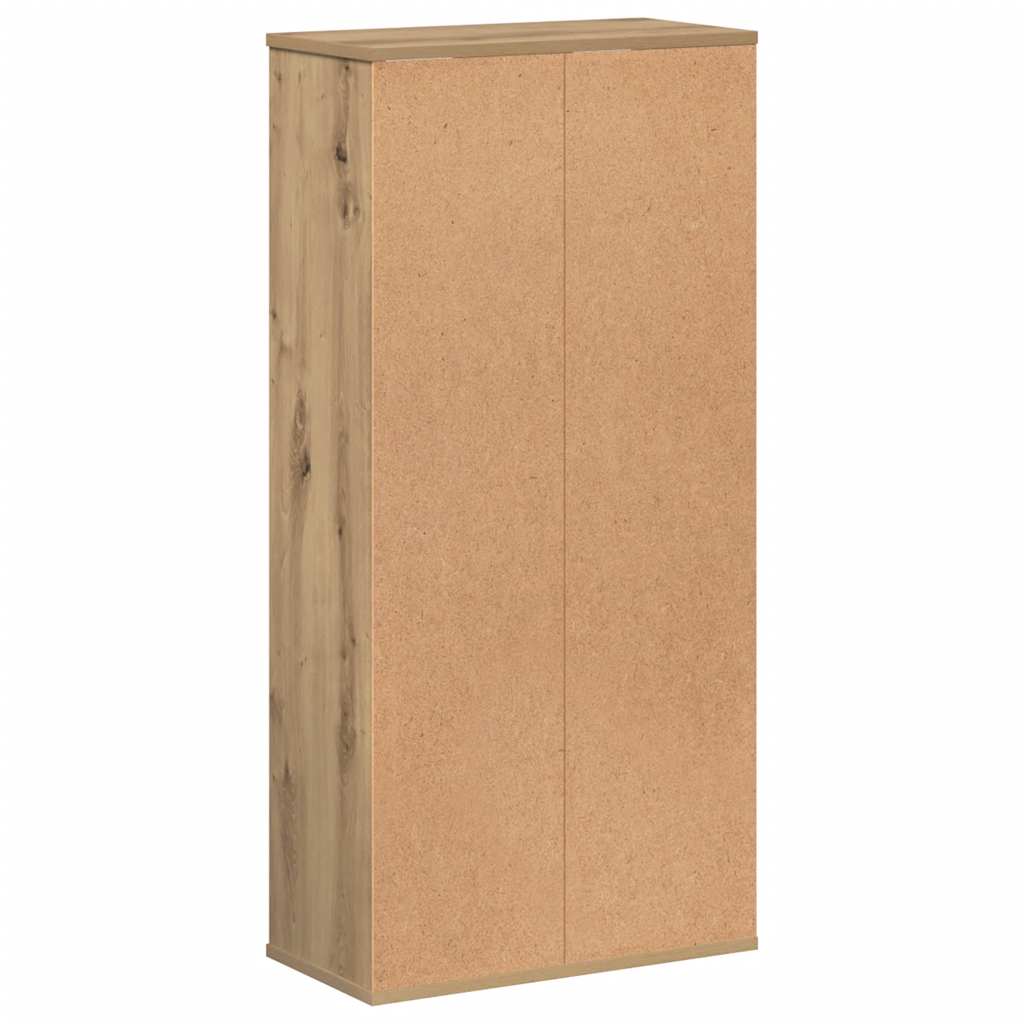 kézműves tölgy szerelt fa könyvespolc 50 x 25 x 105 cm