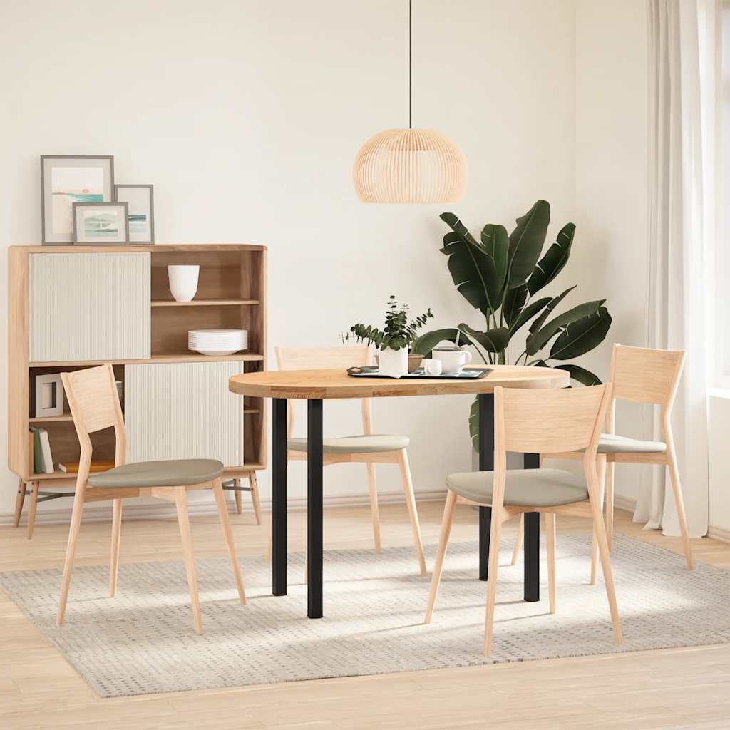 4 db fekete acél konzolasztal láb 72-74 cm