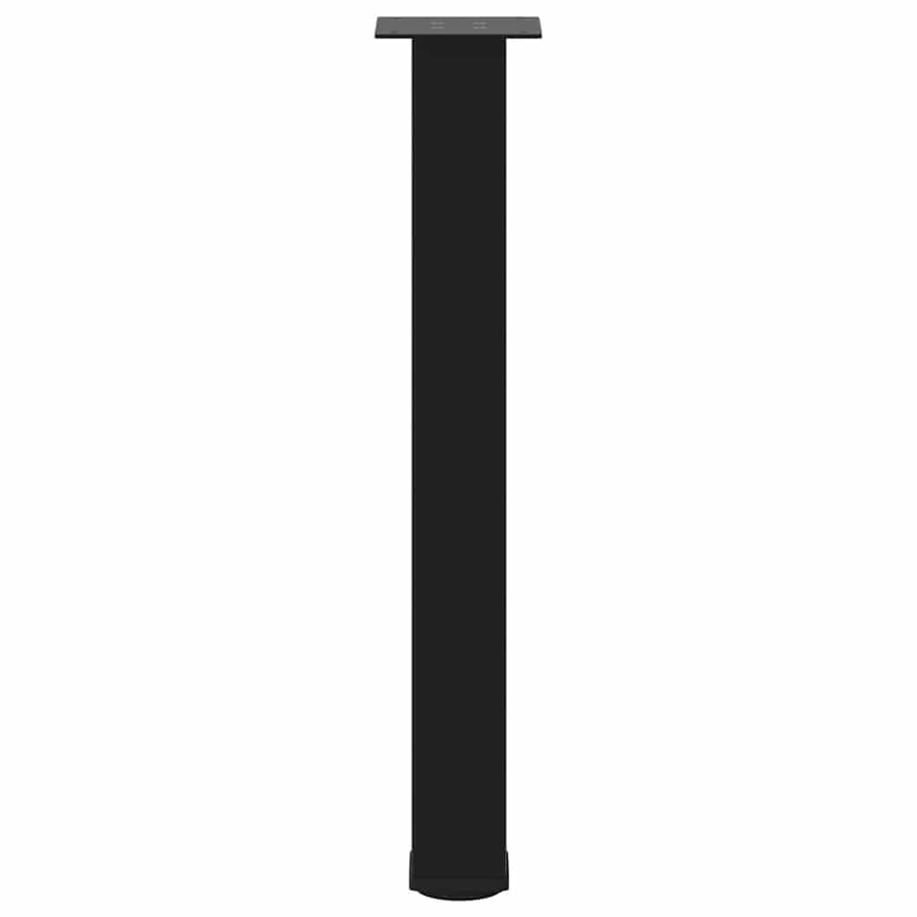 4 db fekete acél konzolasztal láb 72-74 cm