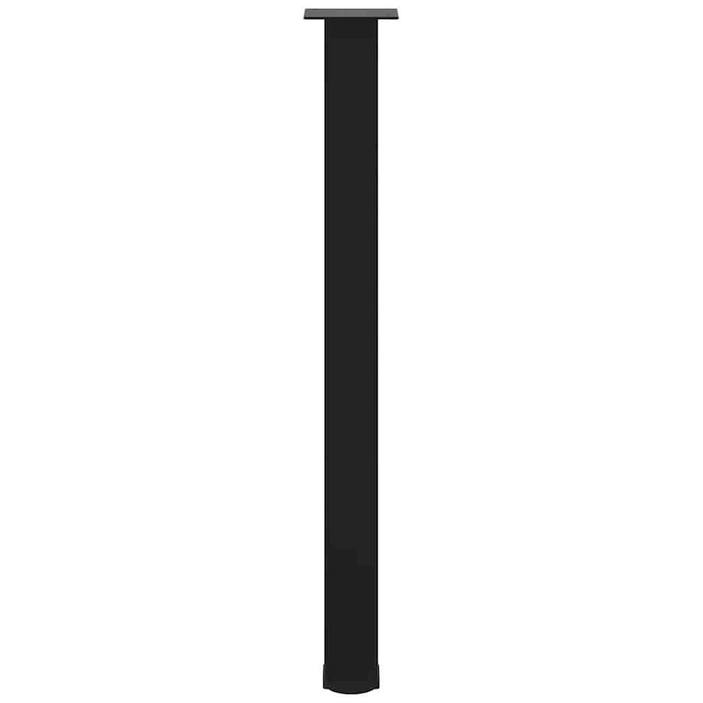 4 db fekete acél bárasztalláb 90-92 cm